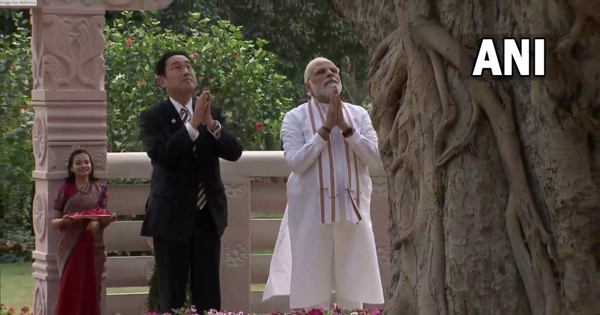 PM Modi, Japanese counterpart Kishida visit Buddha Jayanti Park in Delhi
